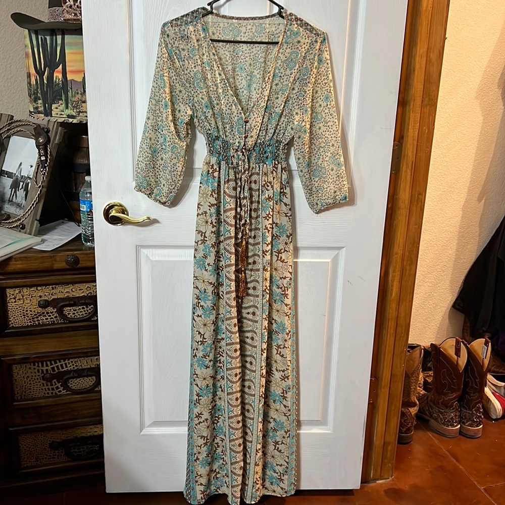 Sheer western dress